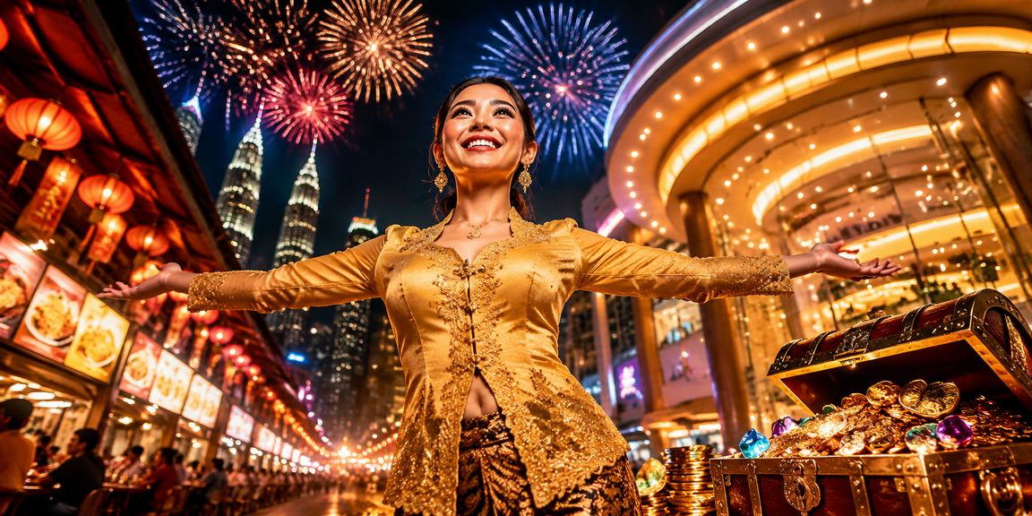 Suasana kasino langsung Kuala Lumpur dengan dealer profesional berpakaian kebaya