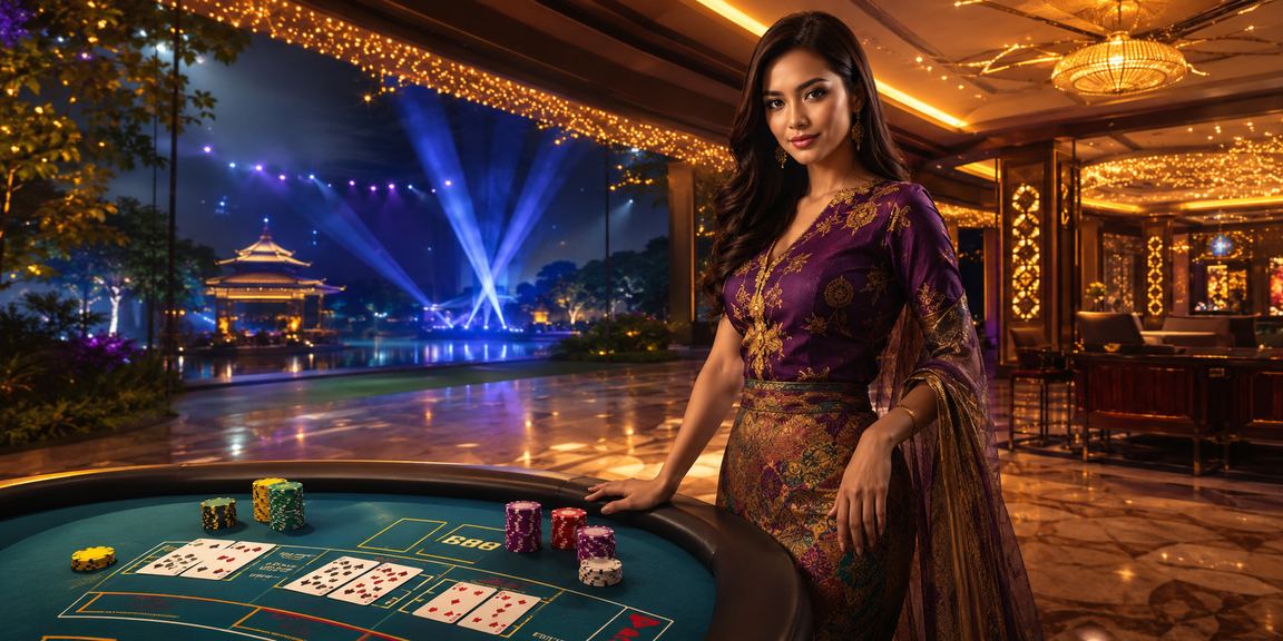 Pemain Malaysia bersedia untuk memulakan sesi baccarat dengan strategi